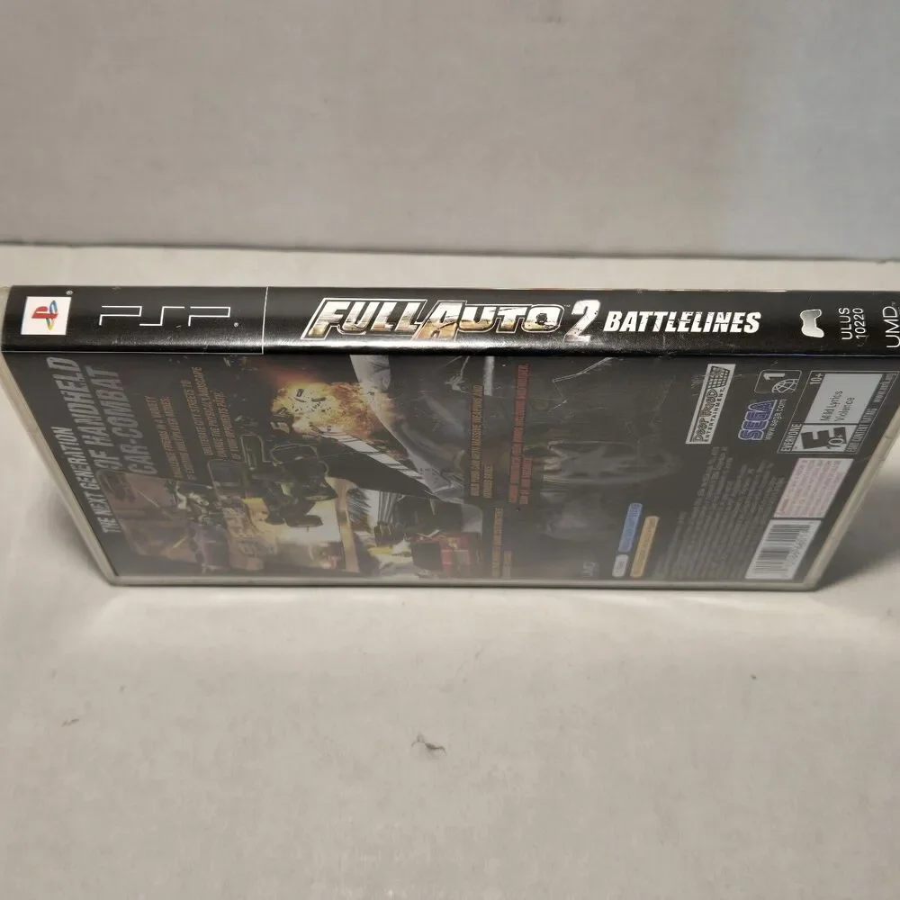 Full Auto 2: Battlelines (Sony PSP, 2007) - Combat Racing - Sega - Authentic